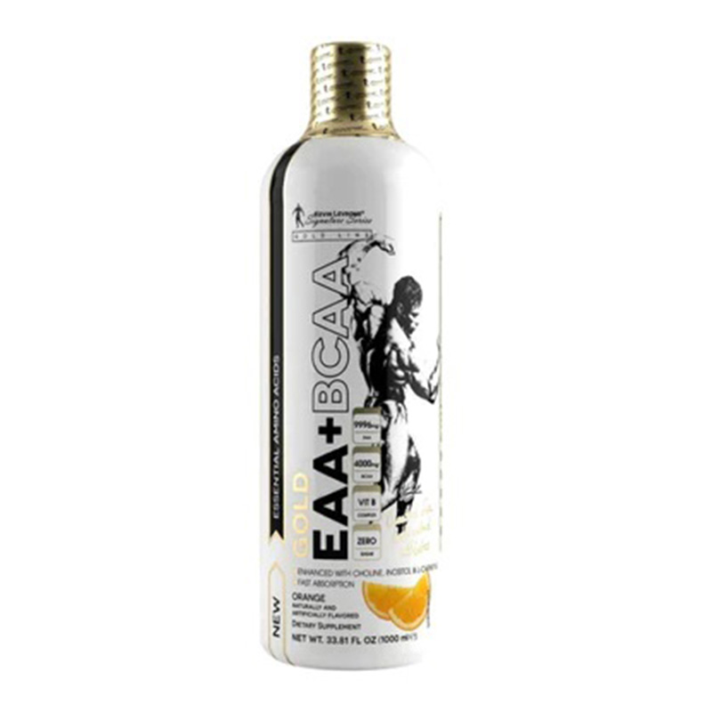 Buy Kevin Levrone Gold EAA BCAA Liquid 1000 Ml Orange Flavor In Dubai