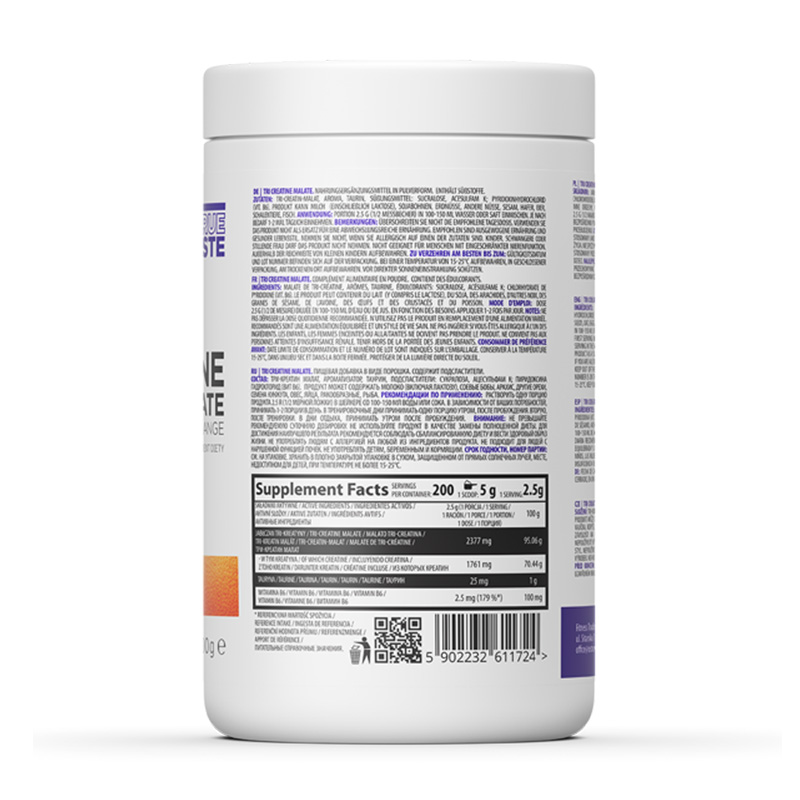 Buy OstroVit Tri Creatine Malate Orange 500 G In Dubai Abu Dhabi