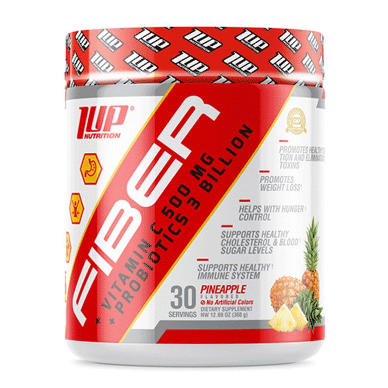 1Up Nutrition Fiber Citrus 30 Servings (Vitamin C Plus Probiotics)