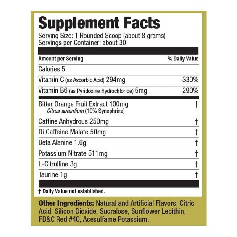 Ultimate Nutrition Pre Gold Pre Workout 30 Servings - Cherry Limeade Best Price in Dubai