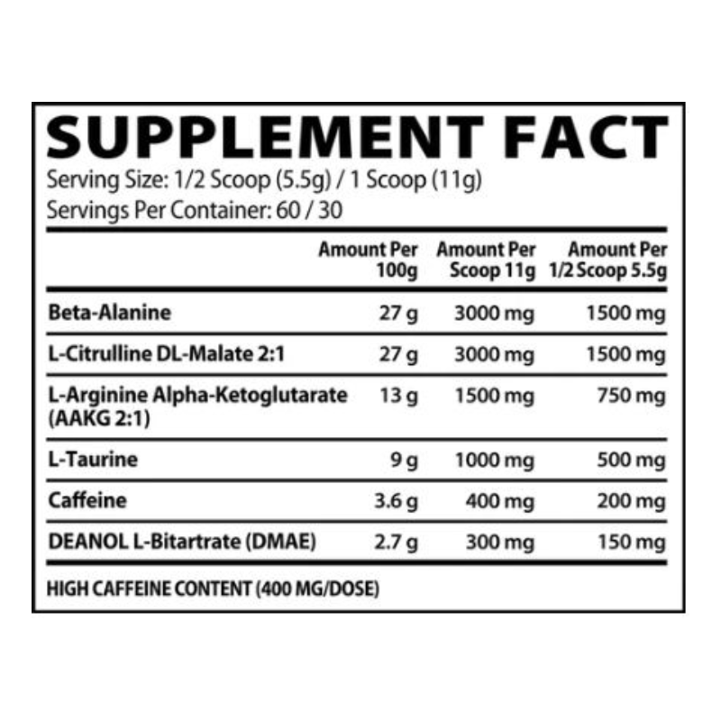 Musccle Rulz Extreme Pre Workout Pre Rulz 330 G - Mango Best Price in Dubai