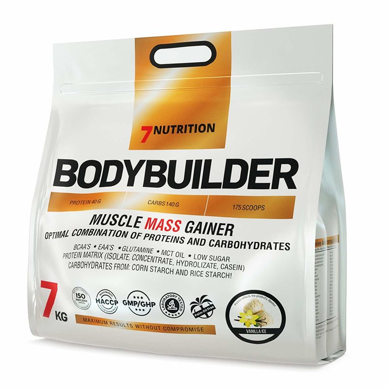 7Nutrition BodyBuilder Muscle Mass Gainer 7KG - Vanilla Ice cream