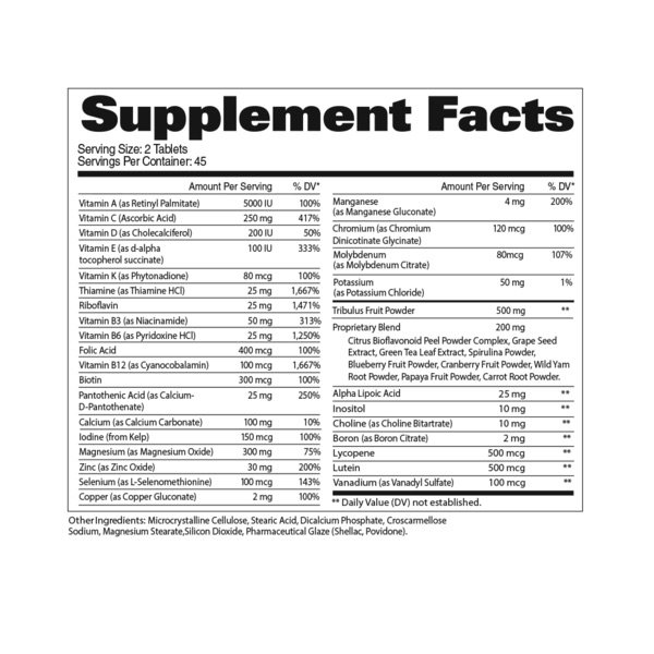 GAT Sport Mutli Vitamin Mens Multi+ Test Vitamin