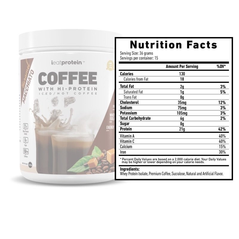 ieatprotein Protein Coffee Vanilla