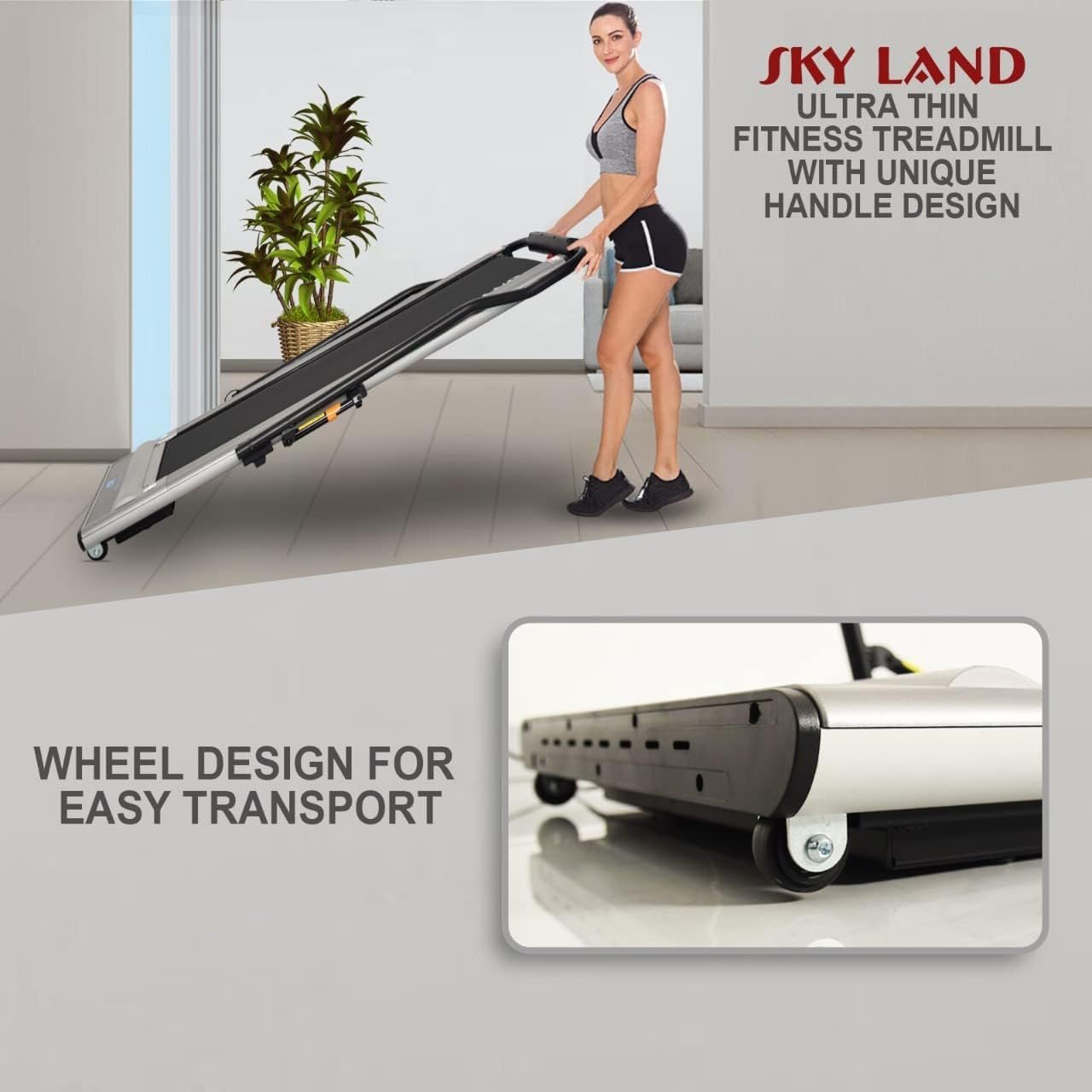 Fully Foldable Small Treadmill