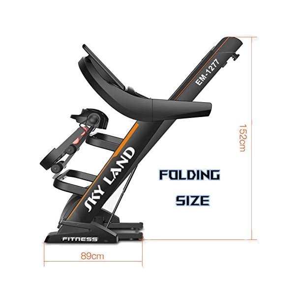 Skyland Home Use Strong Heavy Duty Treadmill with Massager EM-1277