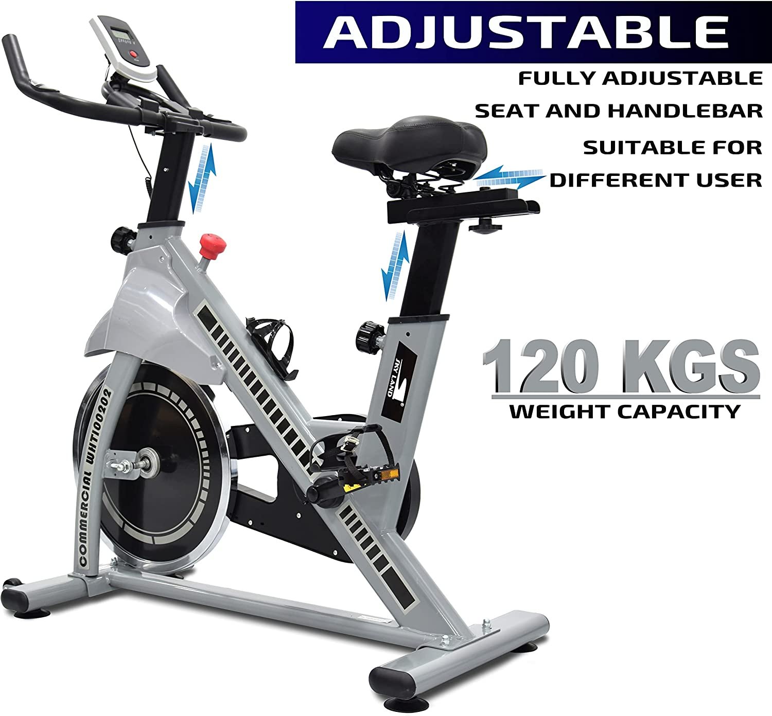 Skyland Home Use Spinning Bike EM-1560-White Color