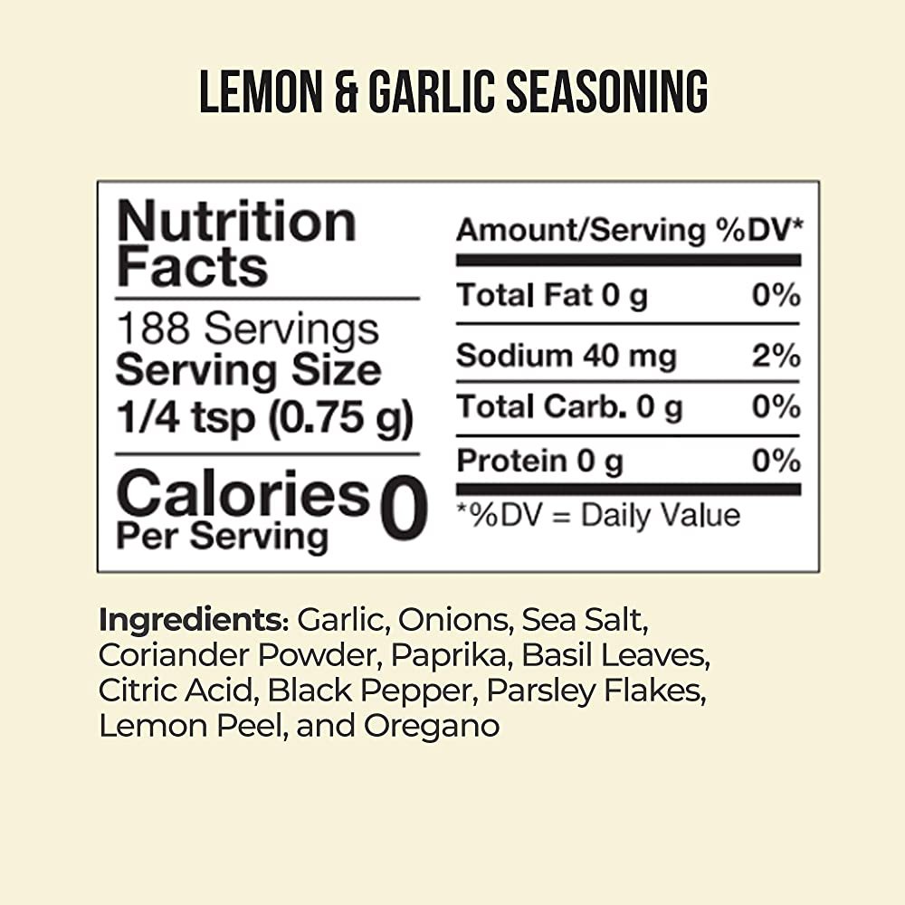 Flavor God Lemon & Garlic Seasoning Shop