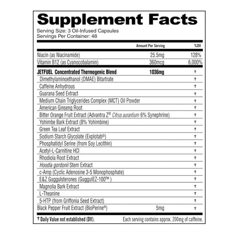 GAT Jetfuel FAT Burner 144 Caps Best Price in UAE