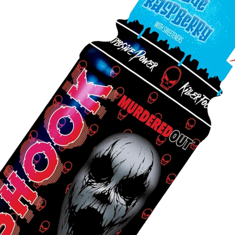 Murdered Out Shook Energy Shot 12 x 60ml Pre Workout - Blue Raspberry