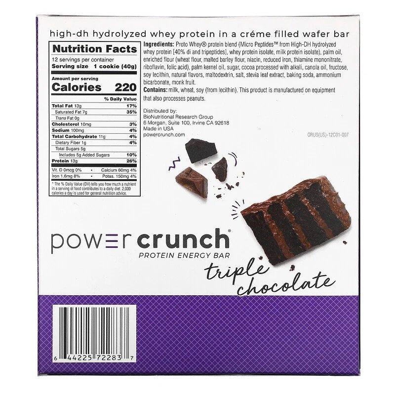 Power Crunch Original Triple Chocolate