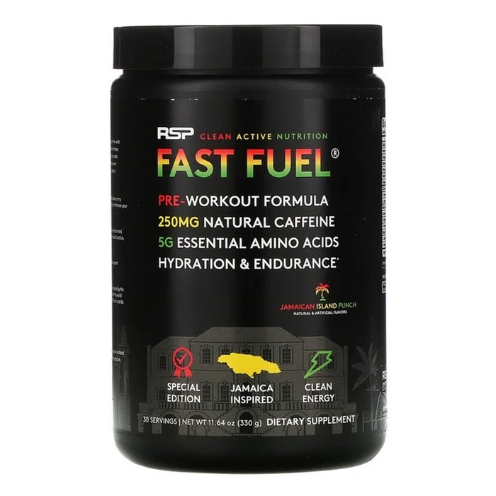 RSP Pre Workout Fast Fuel Jamaican Island Edition 330g Dubai