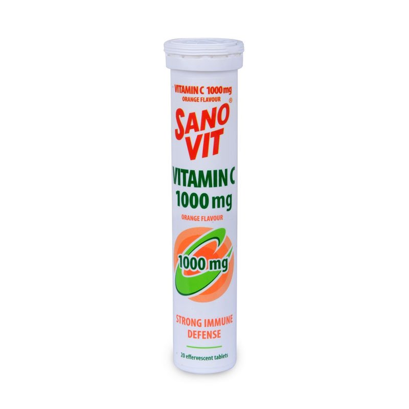 Sanovit Vitamin C 1000mg (Orange) (10 Tabs)