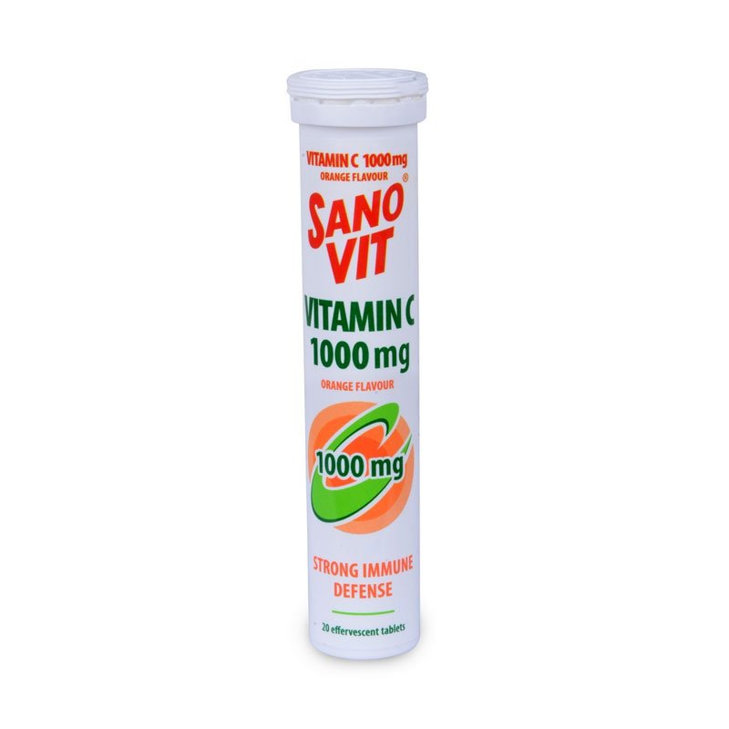 Sanovit Vitamin C 1000mg (Orange) (20 Tabs)