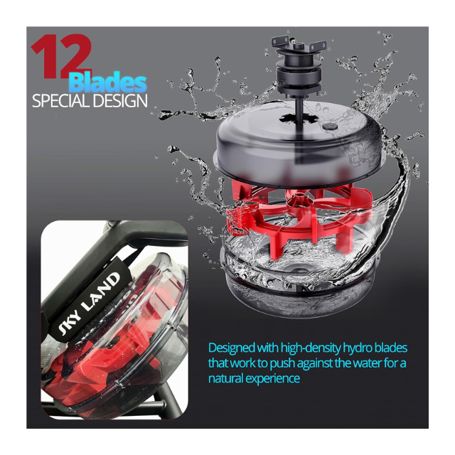 Sky Land Water Rower with Bluetooth & LCD – 130Kg Max Best Price in UAE