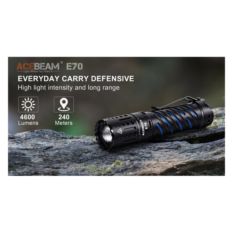 Acebeam E70-AL 4900 Lumens EDC Flashlight Best Price in Abu Dhabi