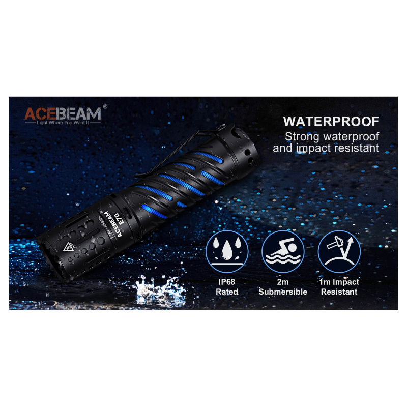Acebeam E70-AL 4900 Lumens EDC Flashlight Best Price in UAE
