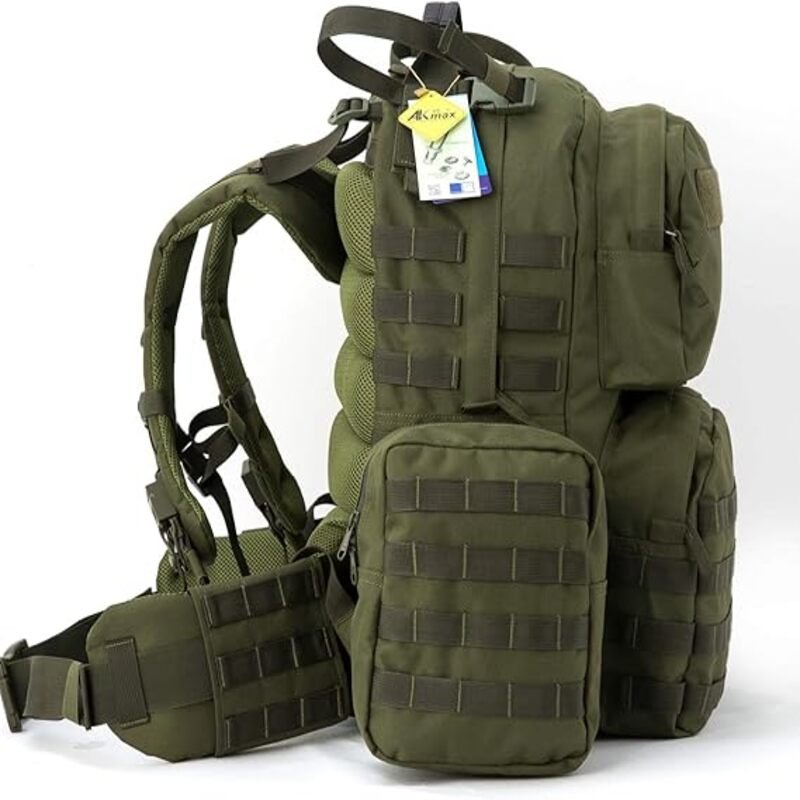 Akmax Military Back Pack Army Rucksack With Frame Best Price in  Abu Dhabi