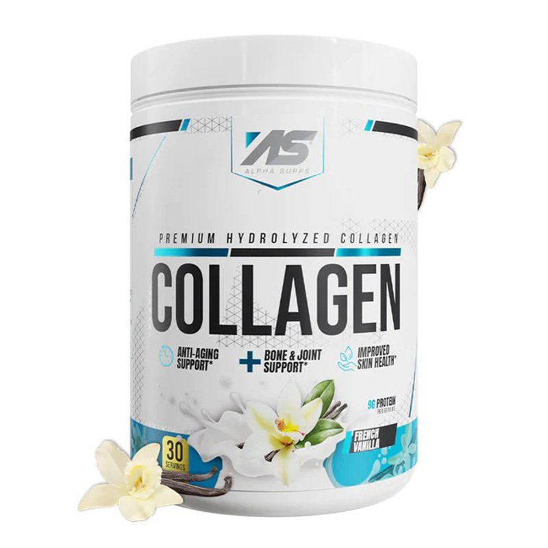 Alpha Supps Collagen 30 Servings - French Vanilla