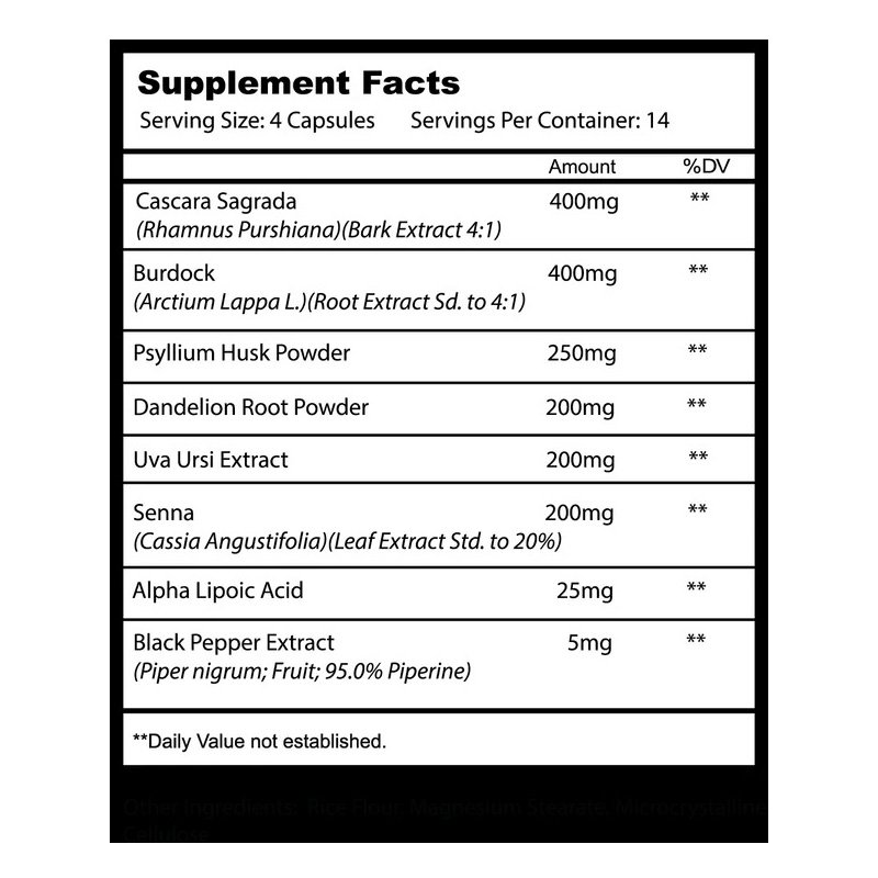 Alpha Supps Detox 56 Capsule Best Price in Dubai
