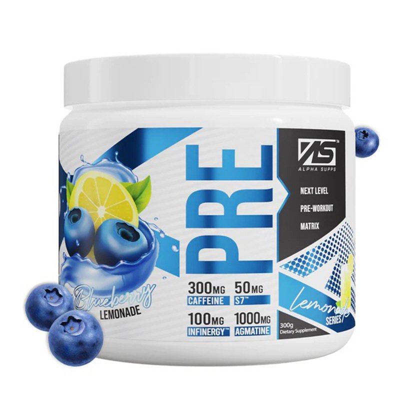 Alpha Supps Pre 300 G - Blue Berry Lemonade