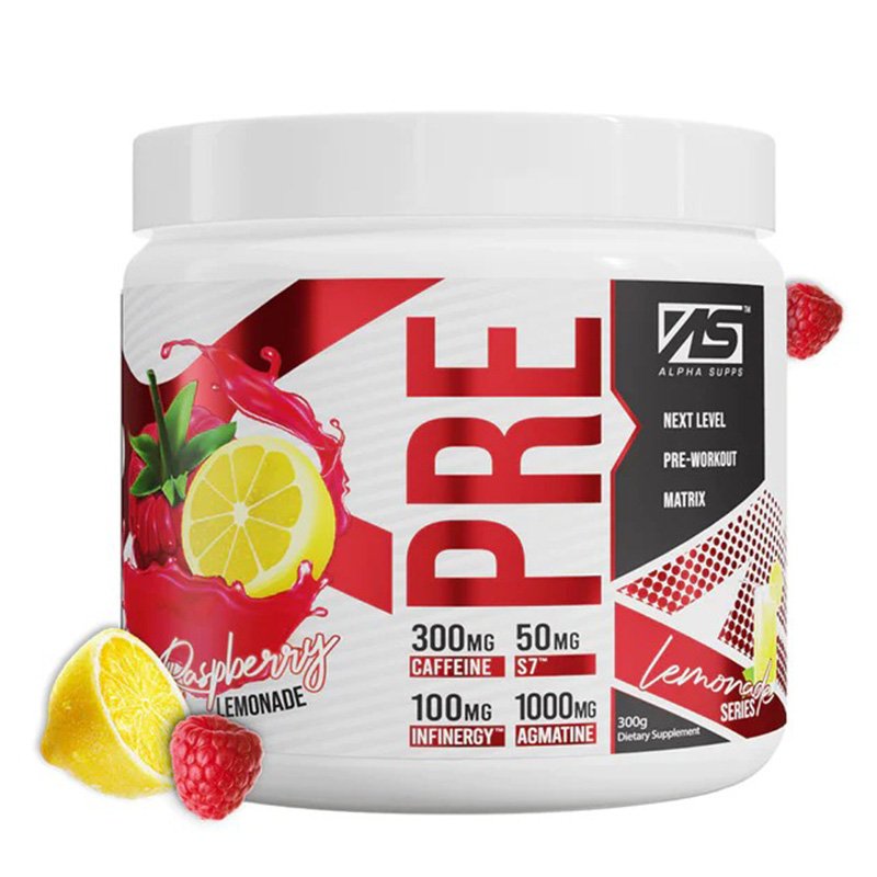 Alpha Supps Pre 300 G - Raspeberry Lemonade