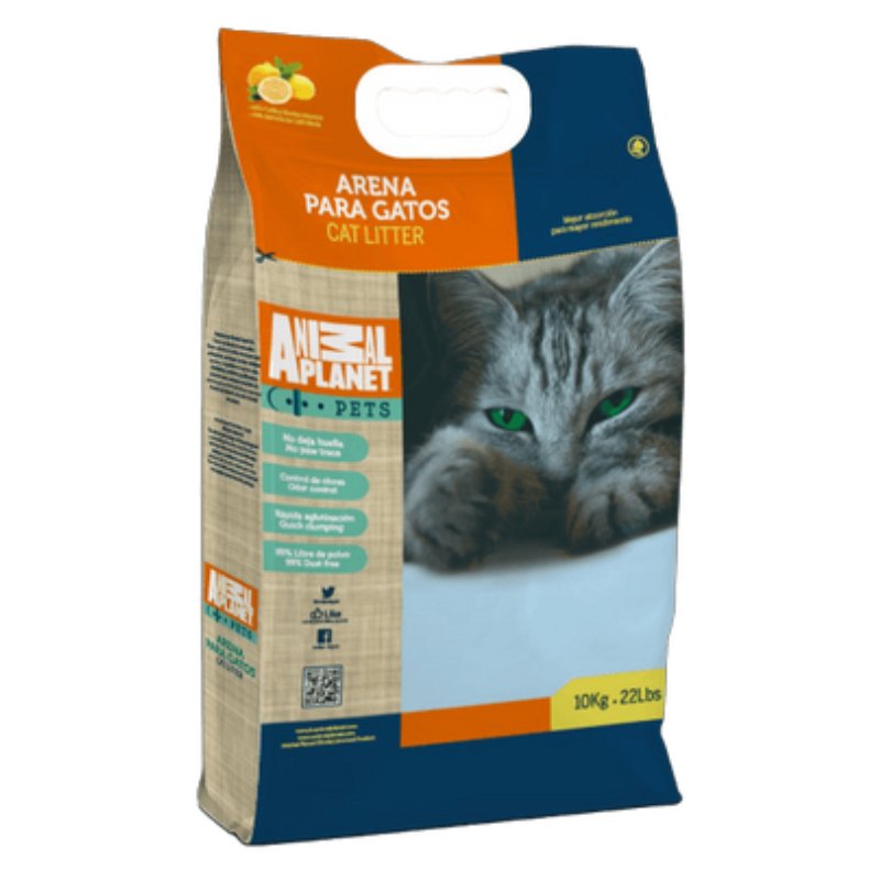 Animal Planet Arena Paro Gatos Cat Litter 10kg - Lemon
