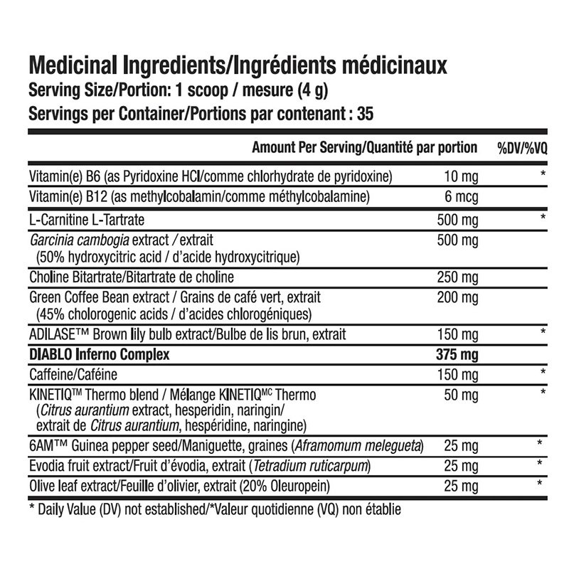 ANS Diablo V3 Thermogenic 140G - Peach Mango Best Price in Dubai