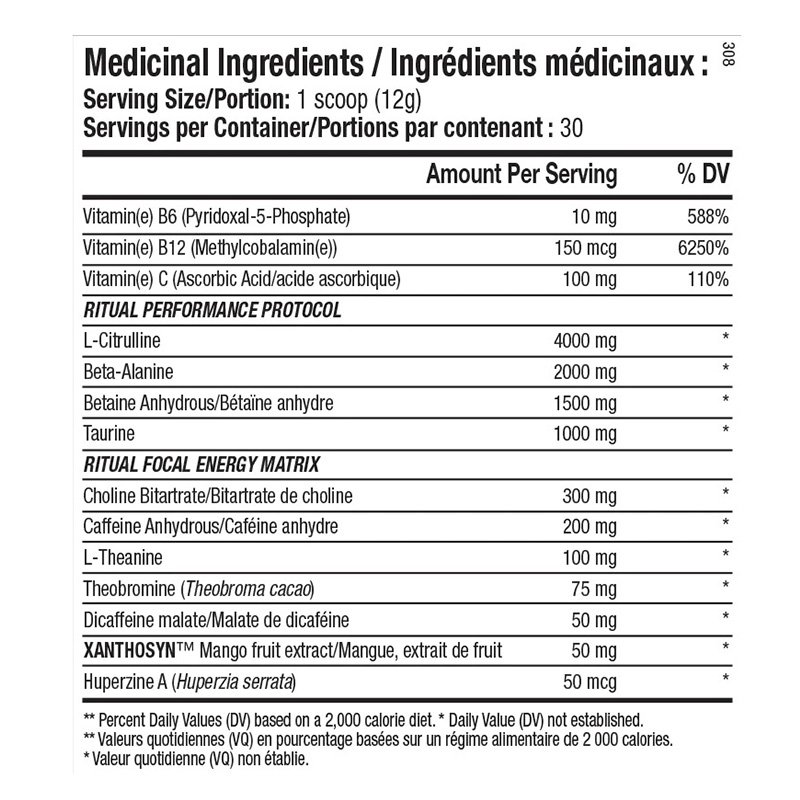 ANS Ritual Pre-Workout 360G Best Price in Al Ain