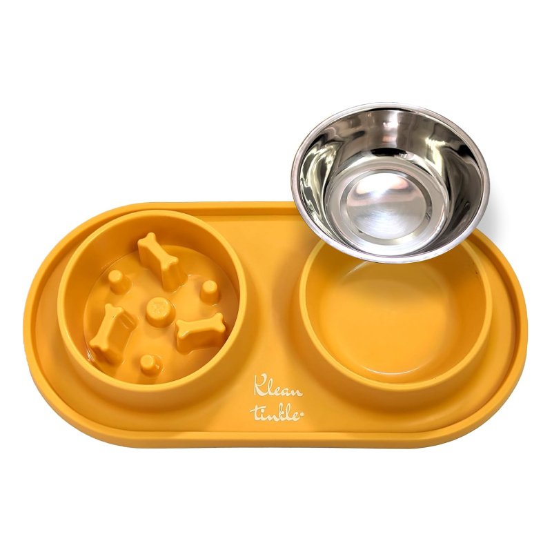 Anti Skid Removable Double Pets Dog Bowl Set 10011