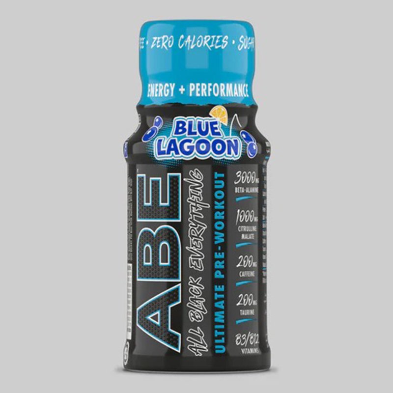 Applied Nutrition ABE Ultimate Pre Workout Shot 60 ml 12 Pcs in Box - Blue Lagoon