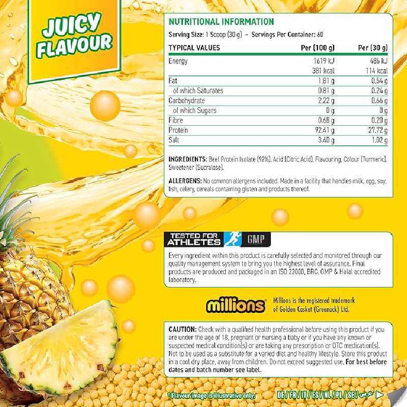 Applied Nutrition BEEF-XP Protein Isolate - Pineapple Best Price in UAE