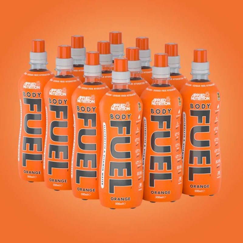 Applied Nutrition Body Fuel Hydration & Vitamin Water 500 Ml 12 Pcs in Box - Orange Best Price in Dubai