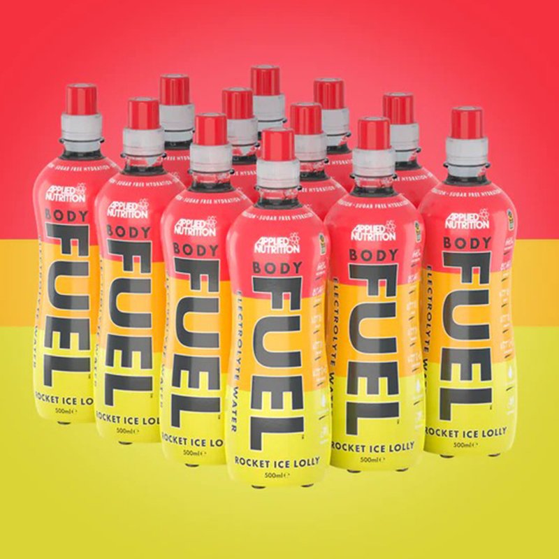 Applied Nutrition Body Fuel Hydration & Vitamin Water 500 Ml 12 Pcs in Box - Rocket Ice Lolly Best Price in Dubai
