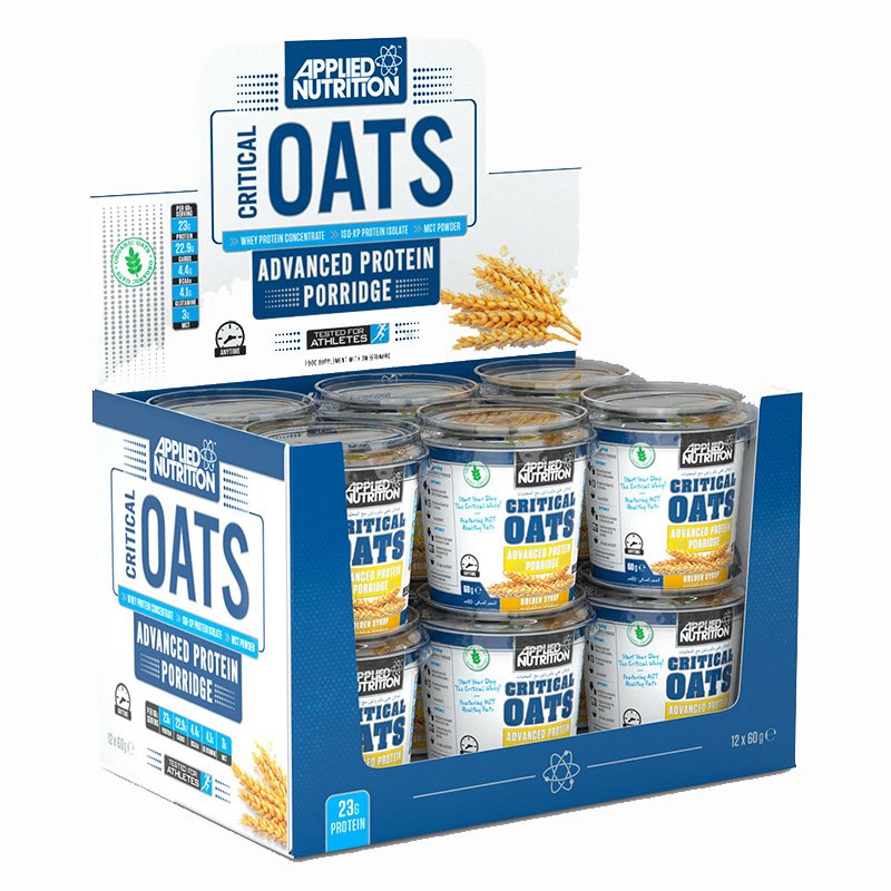 Applied Nutrition Critical Oats Golden Syrup Flavor 1x12