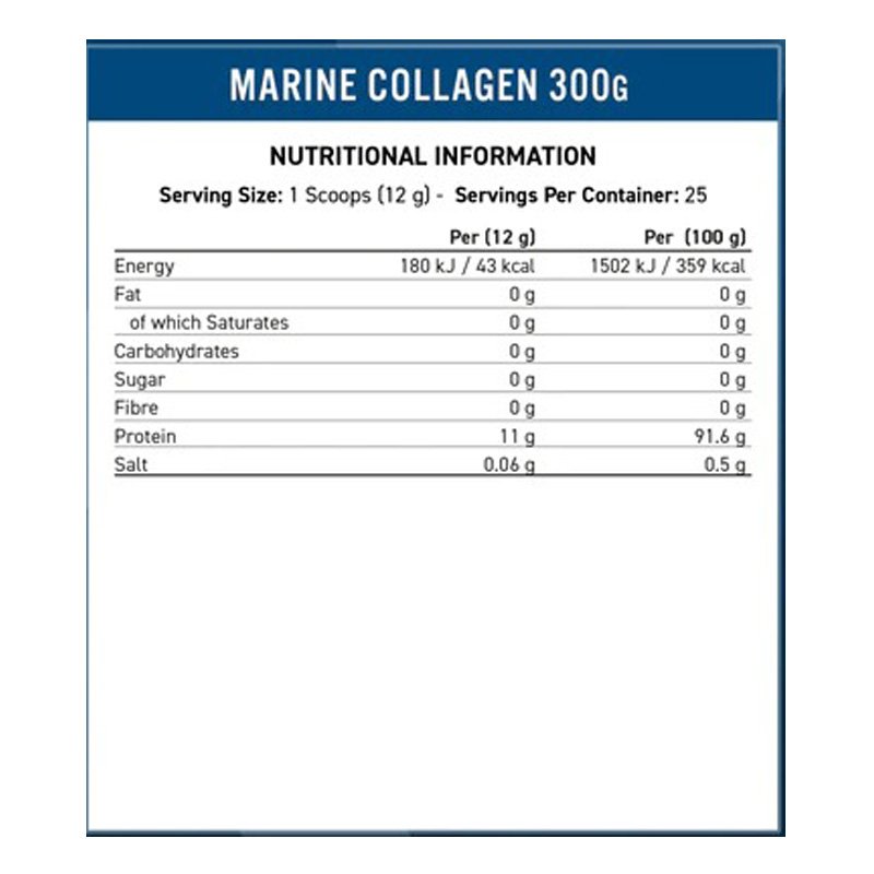 Applied Nutrition Marine Collagen 300 G - Unflavored Best Price in Dubai