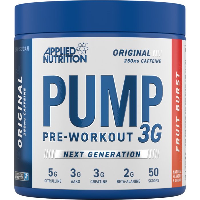Applied Nutrition Pump Pre Workout 3 G Next Generation 25 Servings - Fruit Burst