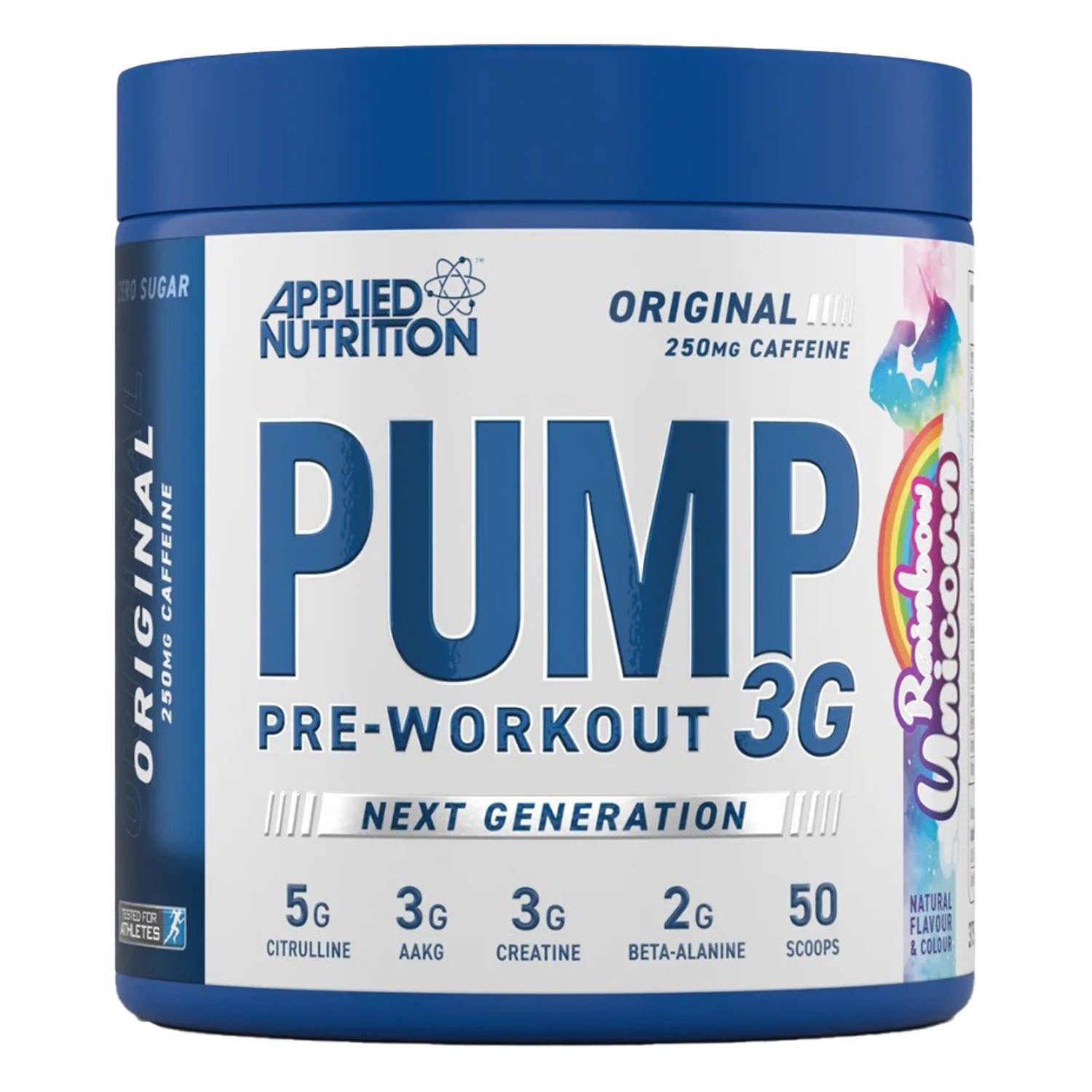 Applied Nutrition Pump Pre Workout 3 G Next Generation 25 Servings - Rainbow Unicorn
