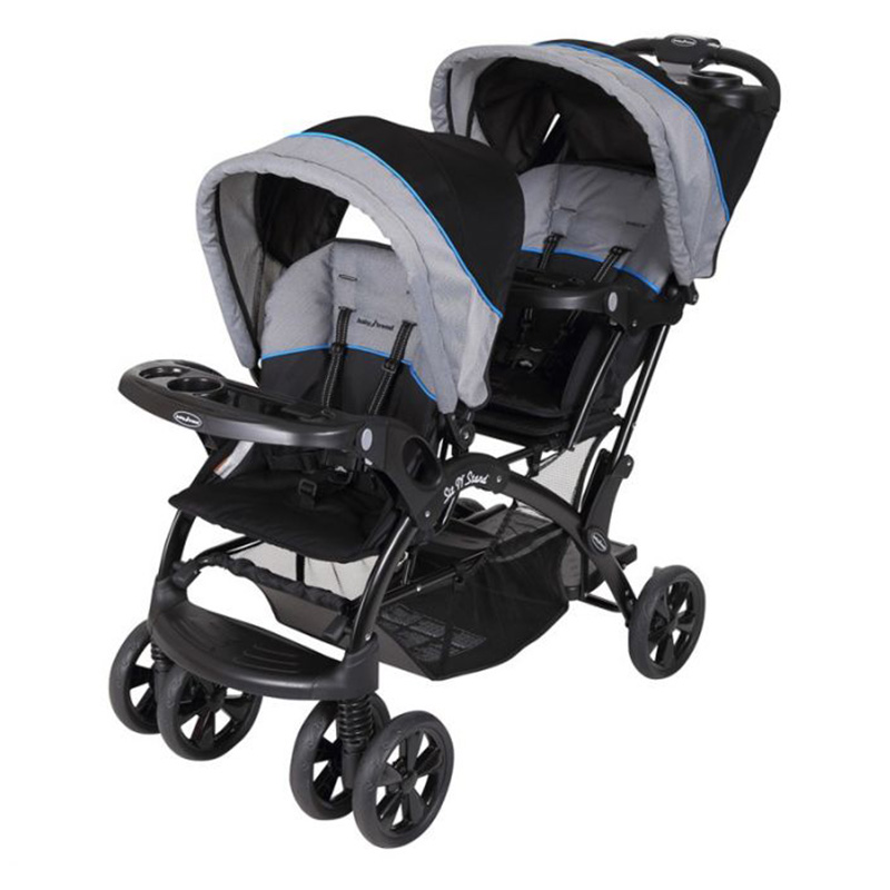 baby trend sit and stand double stroller onyx