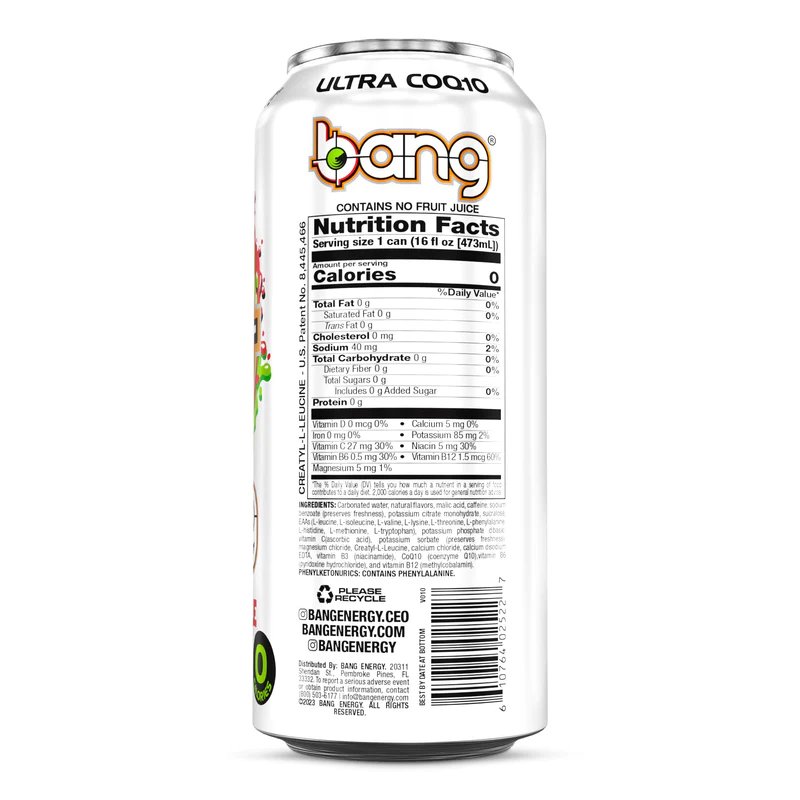 Bang Energy Drink 473 ml - Candy Apple Crisp Best Price in Dubai