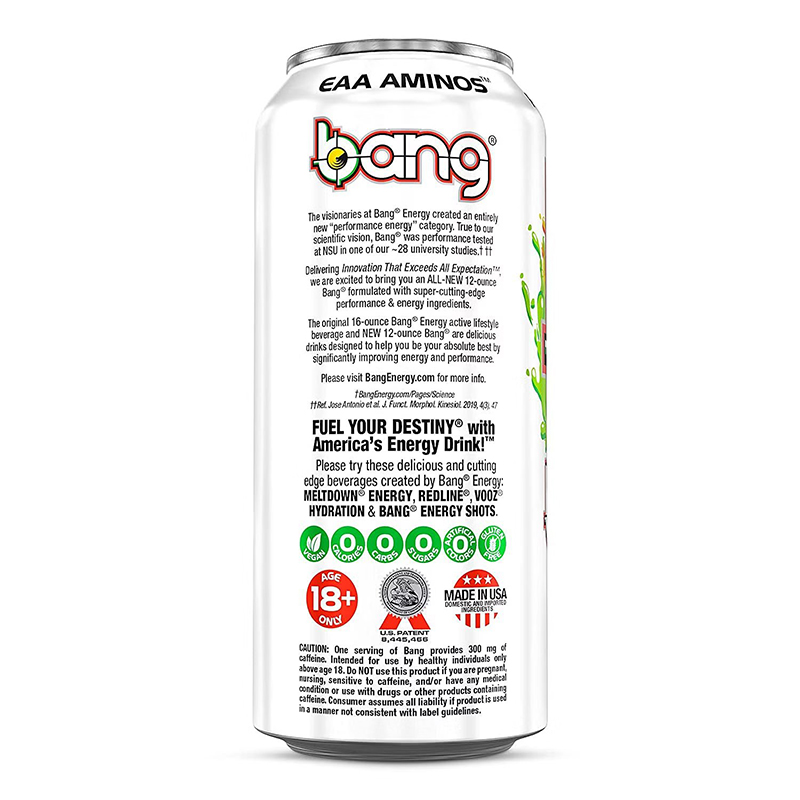 Buy Bang Energy Drink 473 ml Lemon Drop (US Version) in Dubai, Abu