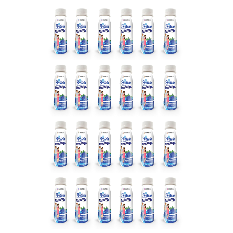 Bariatric Pal Whey & Collagen Complete Protein Shots 30 G  24 Pcs in Box - Blue Raspberry Best Price in Dubai
