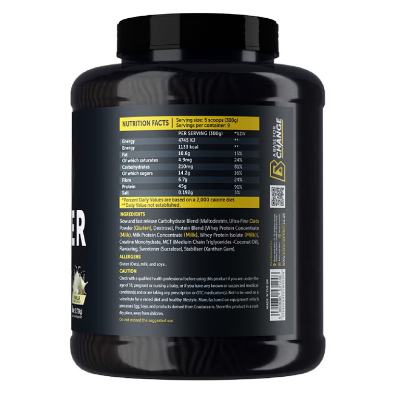 Basix Total Gainer 6 lbs - Vanilla Best Price in Dubai