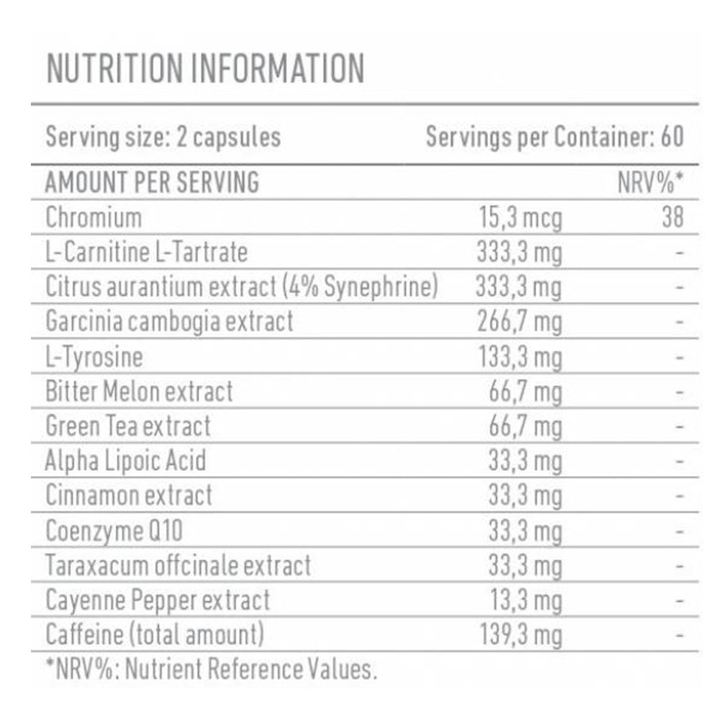 Battery Burner 120Caps Best Price in UAE