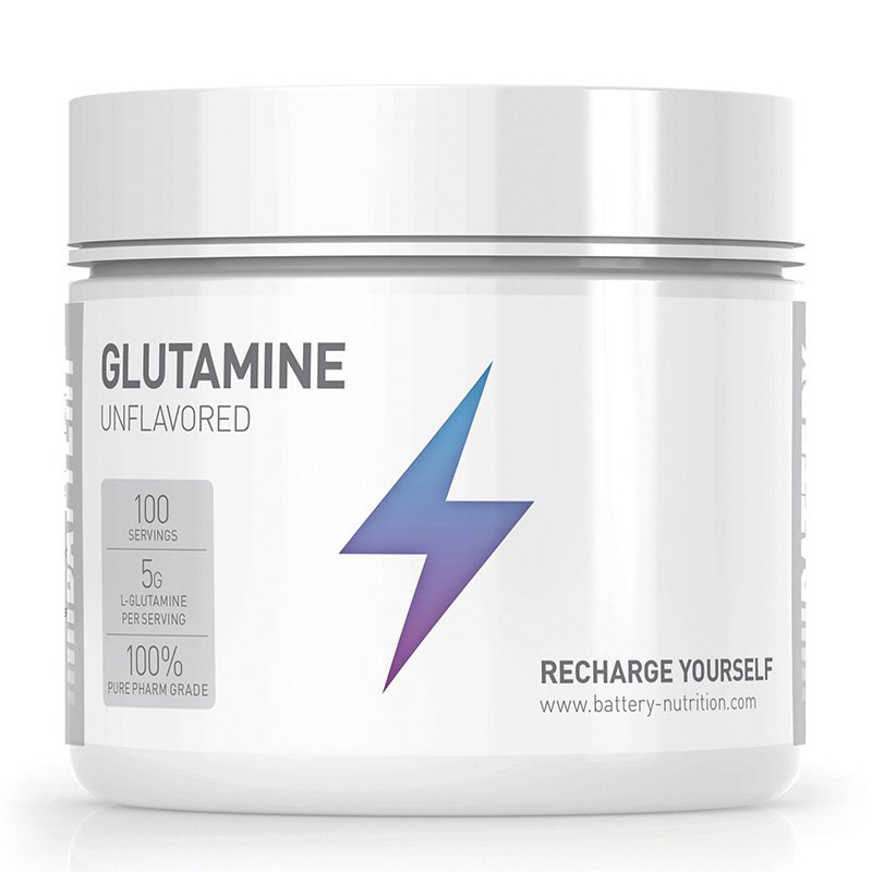 Battery Glutamine 500G Unflavored