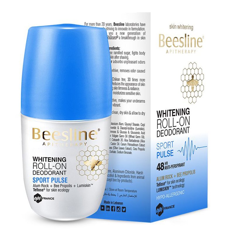Beesline Whitening Roll-On Deodorant - Sport Pulse 50ml Best Price in UAE