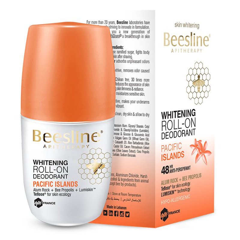 Beesline Whitening Roll-On Fragranced Deo Pacific Islands 50ml Best Price in UAE