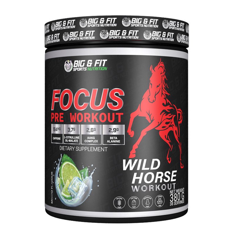 Big & Fit Focus Pre Workout 380 G - Mojito