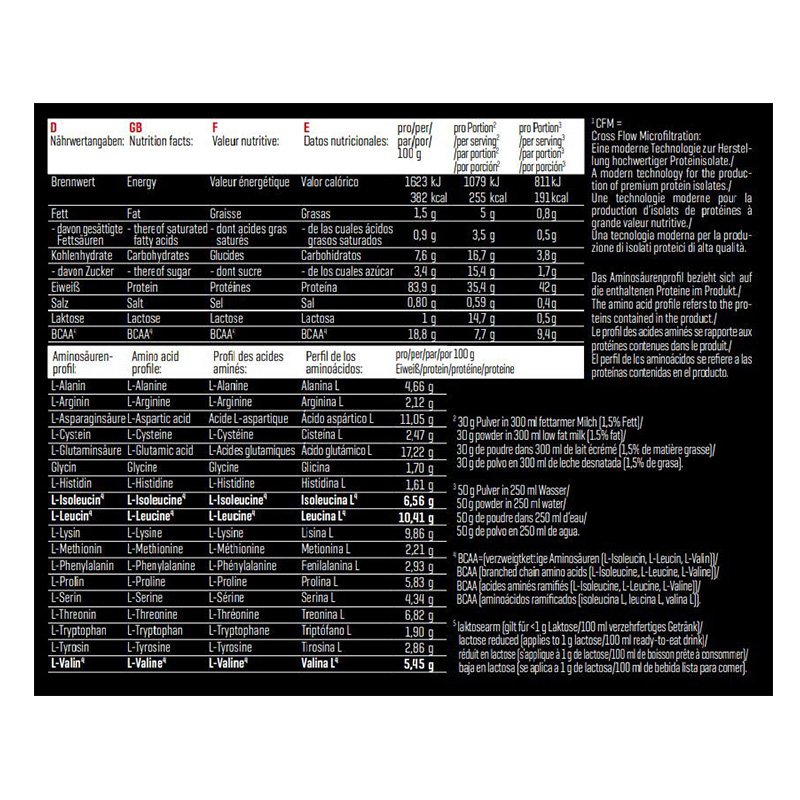 Body Attack Extreme ISO Whey 1000 G - Strawberry White Chocolate Best Price in Dubai