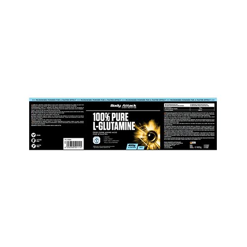 Body Attack L - GLutamine 400 GM - BA-BS
